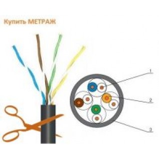 КПП-ВП (100) 4х2х0,51 (UTP-cat,5E) Метраж