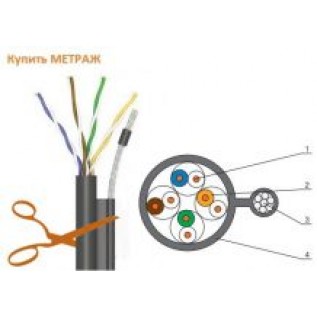 КППт-ВП (100) 4х2х0,51 (UTP-cat,5E) Метраж