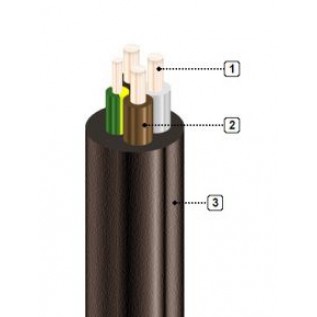 ВВГнг 3х4+1х2,5